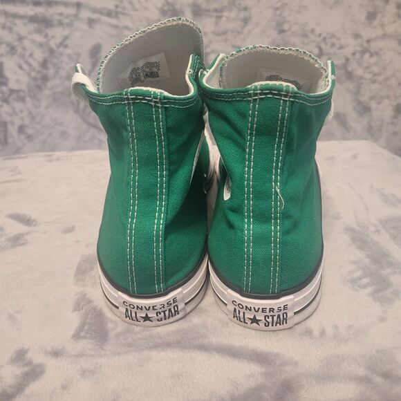 Converse All Star Chuck Taylor High Top Green Canvas Shoes Womens Size 9.5 - Picture 6 of 10